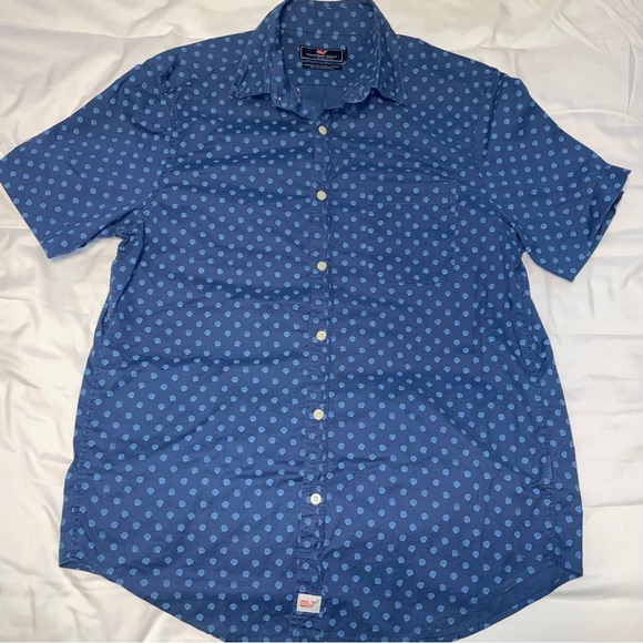 Vineyard Vines Classic Fit Short Sleeve Button Down Murray Shirt - Picture 2 of 3